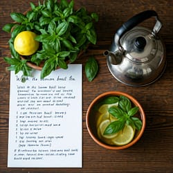 lemon Basil Tea recipe